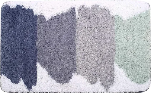Tapete de baño suave antideslizante y absorbente para lavar y secar a máquina, perfecto tapete de baño para bañera, ducha, baño, suelo, interior, 20