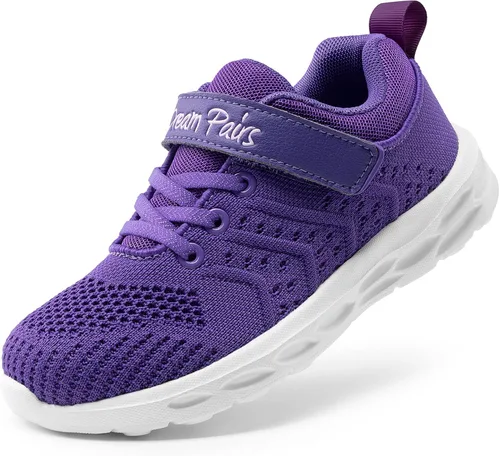 DREAM PAIRS Zapatos deportivos para niños y niñas, zapatos deportivos para niños pequeños y grandes