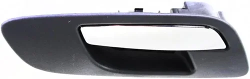 Miniatura 5 de Para Chevy Tahoe Manija de puerta interior delantera lado del conductor bisel negro con palanca cromada 2007-2014 Trim: todos los submodelos