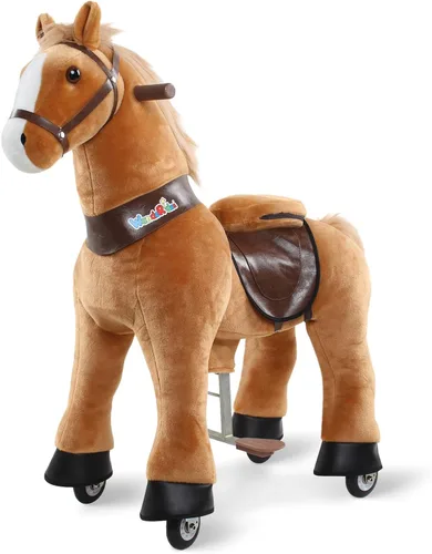 Miniatura 9 de WondeRides Juguete de Montar Unicornio Caballo Pony Arcoíris, Juguete de Pony Unicornio de Montar de 30.1 Pulgadas de Altura, Animal Caminante