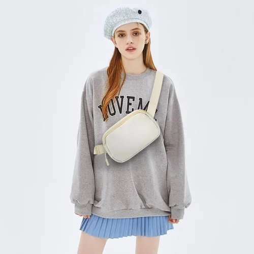 Miniatura 161 de Riñonera cruzada para mujeres y hombres, bolsa para cinturón para senderismo con correa ajustable, riñonera para correr, entrenamiento, deportes
