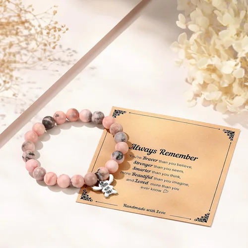 Miniatura 2 de Ralukiia - Collar con la frase "Ohana mean family", llavero con forma de Stitch, regalos de joyería para niños y niñas
