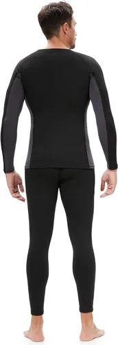Miniatura 7 de BenBoy Ropa interior térmica para hombre, conjunto de pantalones largos ultra suaves con forro polar para invierno