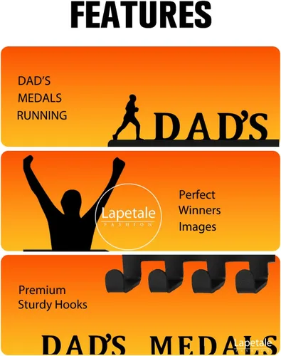 Miniatura 4 de Soporte para medallas – She Believed She Could She Did – Soporte personalizado para medallas para corredor de carreras deportivas, placa de metal