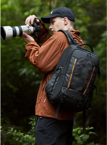 Miniatura 2 de Mochila para cámara fotógrafo, mochila impermeable grande para cámaras DSLR, mochilas para fotógrafos, mochila para cámara para mujeres y hombres