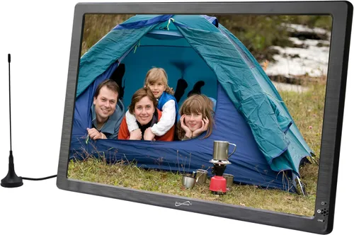 Miniatura 5 de Supersonic SC-2812 TV LED portátil de 12 pulgadas, sintonizador de TV digital, radio FM, entradas HDMI y USB - Resolución de 1280 x 800, batería