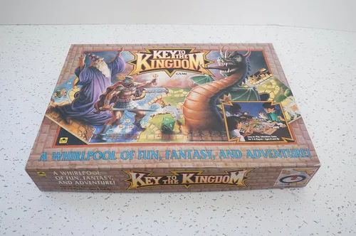 GOLDEN Key to the Kingdom Adventure Fantasy Juego de mesa - 1992, 1-6 jugadores, mayores de 12 años