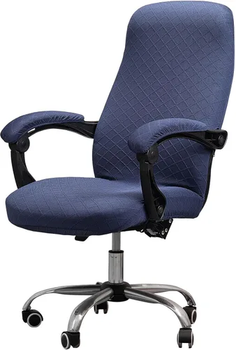 Miniatura 27 de Melaluxe Funda para silla de oficina con fundas para reposabrazos, funda elástica universal para silla de escritorio, fundas para silla