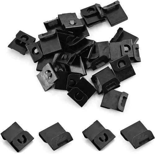 Miniatura 9 de MroMax Ganchos para colgar marcos de fotos, 0.012 in de grosor de metal en forma de S, clips para colgar fotos, 50 unidades 50 PZAS