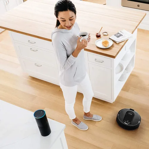 Miniatura 5 de Shark IQ Robot Auto-vacío XL RV101AE, vacío robótico, navegación IQ, Mapeo en el hogar, Pincel de autolimpieza, Wi-Fi conectado, Trabaja con Alexa