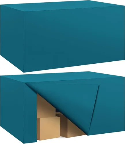 Miniatura 13 de Paquete de 2 manteles ajustados para mesa rectangular de 4 pies, 48 x 24 pulgadas, cubiertas de mesa verde manzana, tela de poliéster resistente al