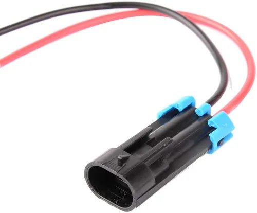 Miniatura 5 de Conector eléctrico impermeable para autos de 2 terminales, con cable AWG marino, paquete de 2