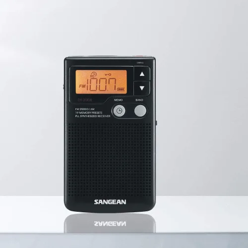 Miniatura 5 de Sangean DT-200X FM Stereo/AM Digital Tuning Pocket Radio Negro