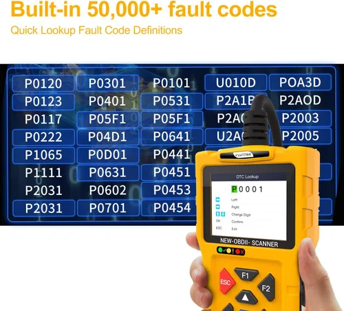 Miniatura 2 de Escáner T600 OBD2 - Compruebe el lector de códigos de luz del motor, lectura y borra códigos de falla, prueba de batería y datos en vivo, más