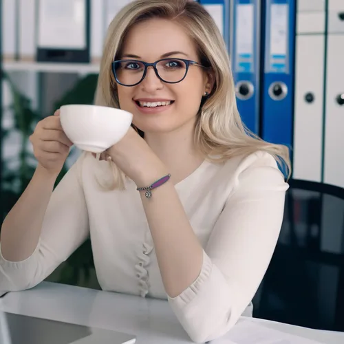 Miniatura 4 de LinnaLove - Pulsera de identificación de alerta médica con cadena Rolo simple pregrabada para mujer