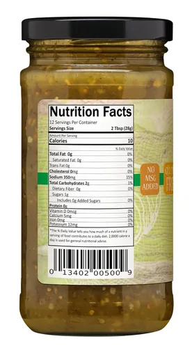 Miniatura 2 de Garlic Festival Alimentos Tomatillo Salsa de ajo 12 oz.