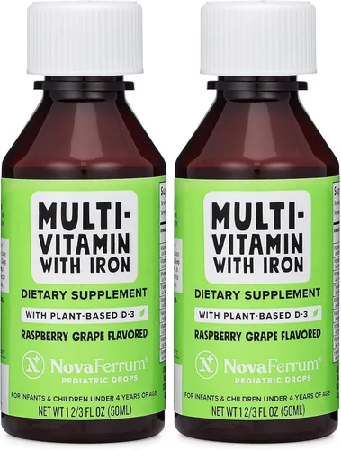Miniatura 8 de Suplemento multivitamínico de 1.7 fl oz para bebés y niños, de NovaMV