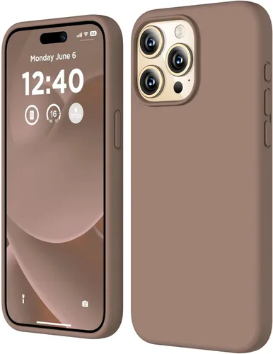 Miniatura 31 de Compatible con Funda para iPhone 15 Pro Max, Funda de Silicona Líquida, Cubierta Protectora Resistente a Golpes de Cuerpo Completo Funda Delgada