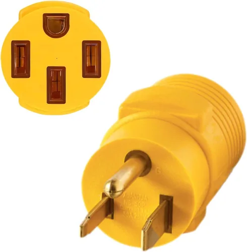 NEMA 6-50P a 14-50R EV Tesla Adaptador de cargador, 240V 50A Conector de 3 clavijas a 4 clavijas para Tesla Modelo 3 S X Y, Soldador Secador de