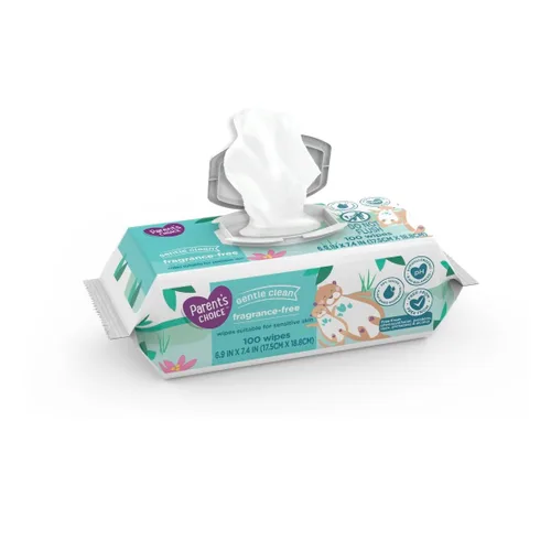 Miniatura 6 de Toallitas de bebé sin fragancia premium, suaves, gruesas y adecuadas para pieles sensibles, 300 unidades, hipoalergénicas, 99% de agua, pH