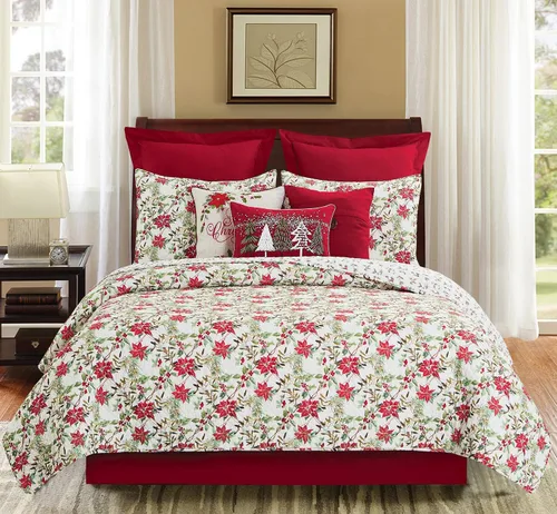 Miniatura 2 de C&F Home Almohada decorativa de mezcla de algodón de Navidad con adornos de árboles nevados de 13 x 20 pulgadas, diseño de copos de nieve