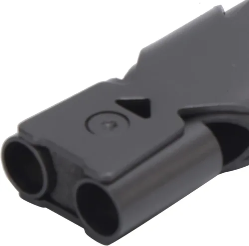 Miniatura 8 de plplaaoo Silbato de supervivencia, silbato de emergencia, doble tubo con llavero, silbato de seguridad de acero inoxidable para exteriores