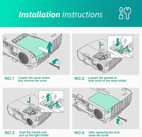 Miniatura 5 de Stanlamp NP26LP - Lámpara de repuesto con diseño especial mejorado en el interior con carcasa para proyector NEC NP-PA622U PA571W PA621X PA622U