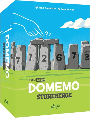 Domemo Stonehenge - Juego de deducción lógica para adolescentes y adultos | Adivina tus números ocultos | Juego de mesa clásico Alex Randolph con