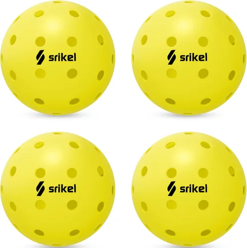 Miniatura 10 de Bolas de Pickleball Srikel para Exteriores - Bolas de Pickleball Aprobadas por USAPA, Diseño Roto-Moldeado Sin Costuras para Durabilidad, 4 Paquetes