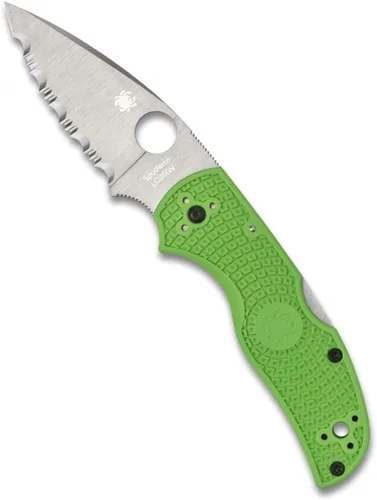 Miniatura 10 de Spyderco C41 Native 5 Signature - Cuchillo plegable con hoja de acero CPM S30V de 2.95" y mango FRN ligero, Gris
