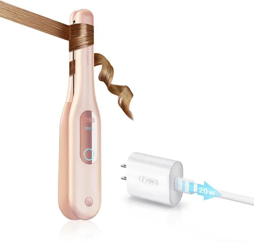 Miniatura 9 de TYMO Plancha plana mini inalámbrica para cabello corto, rizador portátil de 0.65 pulgadas para viajes, alisador y rizador de pelo 2 en 1, plancha