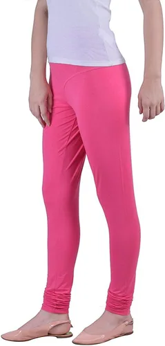 Miniatura 10 de ladyline Leggings Churidar elásticos de algodón para mujer Extra largos de longitud completa de cintura alta Talla regular y grande Pantalones