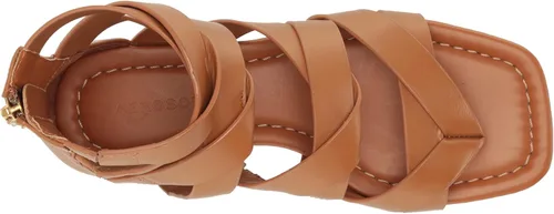 Miniatura 5 de Aerosoles Sandalias planas Glam para mujer, Bronceado Cuero
