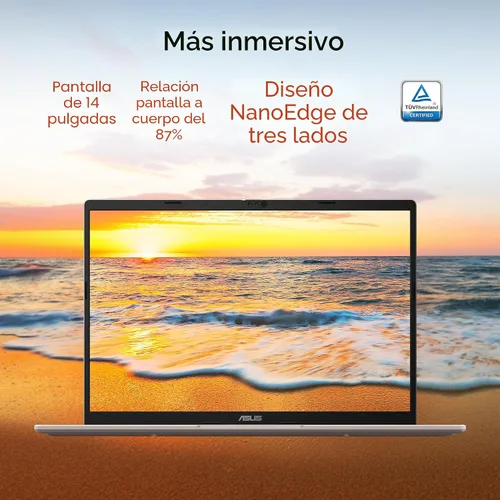 Miniatura 7 de ASUS Portátil Vivobook 14, Copilot+ PC, pantalla WUXGA de 60 Hz de 14 pulgadas, AMD Ryzen AI 7 350 con XDNA NPU, gráficos AMD Radeon, 16 GB de RAM