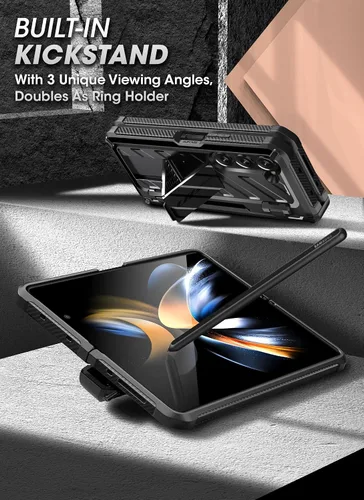 Miniatura 6 de SUPCASE Unicorn Beetle Pro - Funda para Galaxy Z Fold 5 5G (2023), con protector de pantalla integrado y soporte de cuerpo completo de doble capa