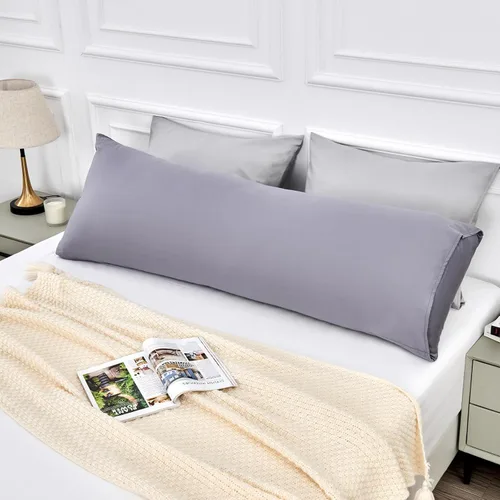 Miniatura 42 de Warmstar Juego de 2 fundas de almohada de algodón de tamaño estándar, fundas de almohada de 600 hilos de 20 x 26 pulgadas, fundas de almohada