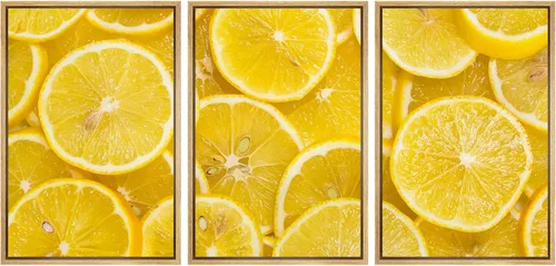 Miniatura 160 de wall26 Lienzo enmarcado para pared, juego de arte de hierbas, verduras y condimentos en madera, alimentos, fotografía cultural, realismo, paisaje