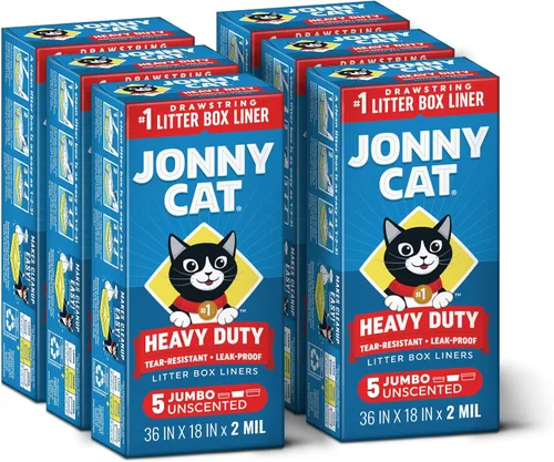 Miniatura 9 de Forros para Caja de Arena Jonny Cat: Resistencia Extra - Resistentes a Desgarros y Fugas - Cierre con Cordón - Jumbo, 5