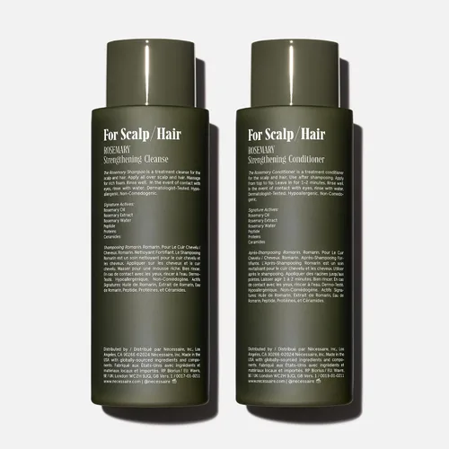 Miniatura 2 de Nécessaire Rosemary Hair Duo Conjunto de champú y acondicionador de romero fortalecedor multiproteína para cabello adelgazante. Para mujeres +