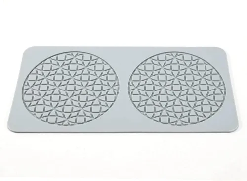 Miniatura 9 de TUKE Moldes de encaje para decoración de pasteles, moldes de silicona de hojas 3D para hornear moldes de gomitas, moldes de fondant de arcilla