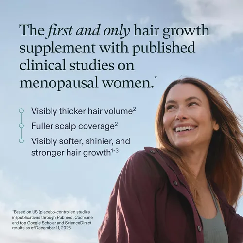 Miniatura 3 de Nutrafol Suplementos para el Crecimiento del Cabello Women's Balance para Mujeres, Edades 45 y Más, Clínicamente Probados para Cabello Visiblemente