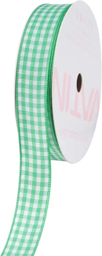 Miniatura 70 de VATIN Cinta a cuadros en blanco y negro – 3/8 pulgadas x 50 yardas, perfecta para cestas de Pascua, manualidades de primavera, envoltura de regalos