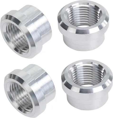 Miniatura 10 de AC PERFORMANCE Aluminio 1/8 NPT Hembra Soldadura en Tapón, 1/8" NPT Conexión Soldable para Tanque de Combustible, Paquete de 2 Weldable Fuel Tank