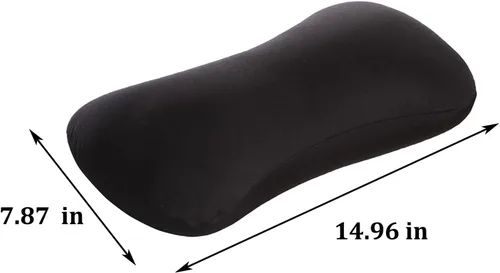 Miniatura 3 de Almohada de cuello de microcuentas para apretar, almohada para reposacabezas de hueso y soporte cervical, cojín cómodo y suave de tubo universal