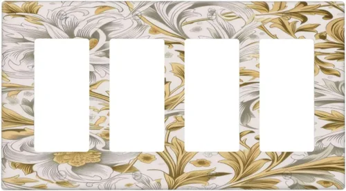 Miniatura 68 de Decorativo Arte Interruptor de Luz Cubiertas de Pintura al óleo Estilo Flores Placa de Pared de Interruptor de Interruptor Decorativo Placa