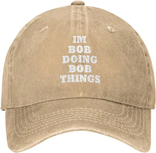Miniatura 25 de Im Bob Doing Bob Things - Sombrero de camionero para hombre, sombrero de malla vintage para verano Azul Marino-06