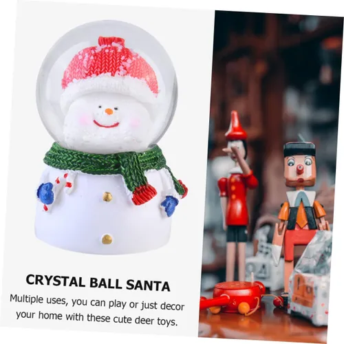 Miniatura 9 de 1 adorno de escritorio con luz LED adorable muñeco de nieve para niños y niñas, suministros de Navidad para mesita de noche y escritorio