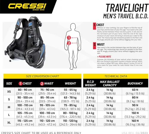 Miniatura 5 de Cressi Travellight BCD para mujer