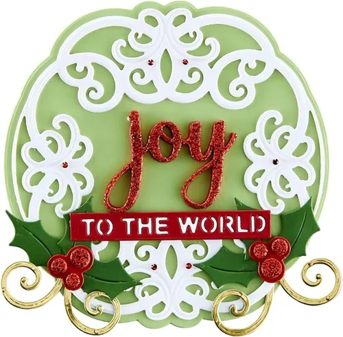 Miniatura 6 de Troqueles de metal de Navidad al mundo para hacer tarjetas, plantillas de corte para álbumes de recortes, álbum de fotos, papel decorativo