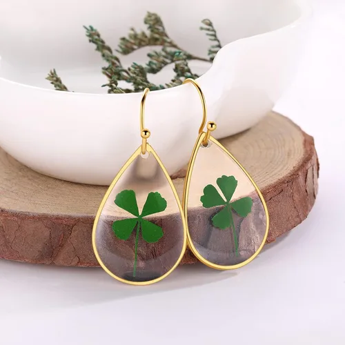 Miniatura 25 de Forget-Me-Not and Queen Anne's Lace Pressed Wildflower Earrings Pressed Flower Earrings Handmade Drop and Dangle Earrings Gift for Woman
